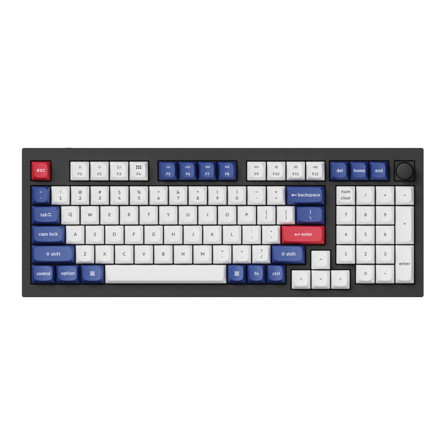 Keychron Double-Shot PBT OSA Keycap Set - Blue and White – image 4