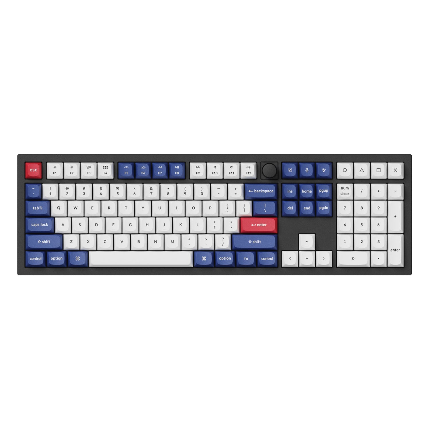 Keychron Double-Shot PBT OSA Keycap Set - Blue and White – image 5
