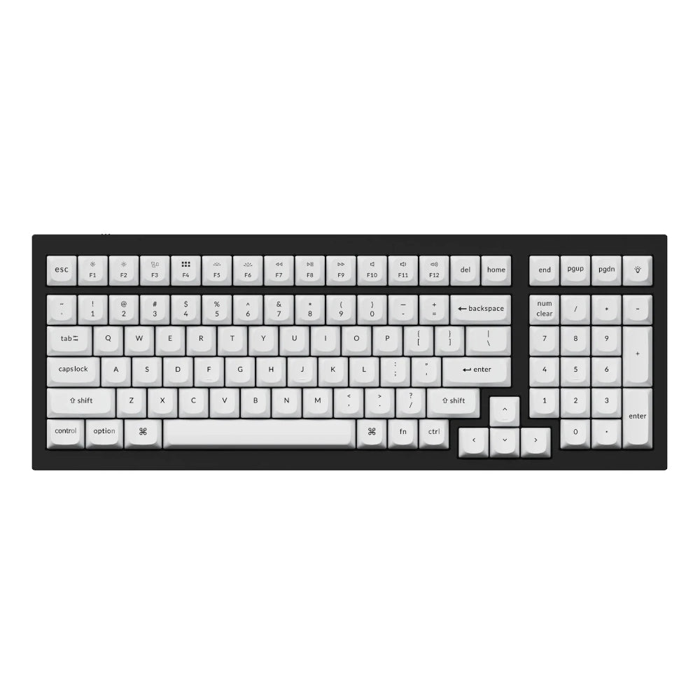 Keychron Double Shot PBT OSA Full Keycap Set - Black/White - image 3