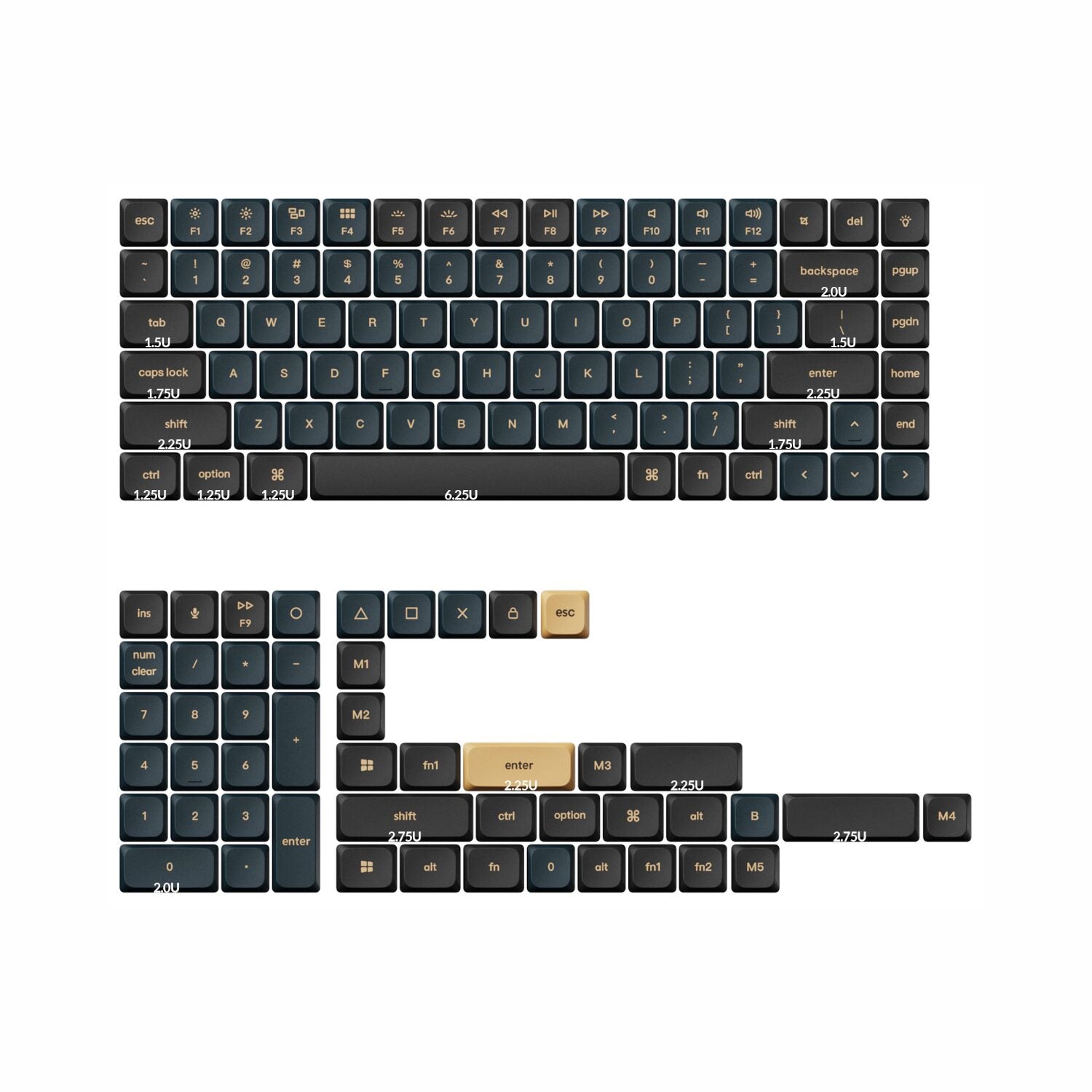 Keychron PBT LSA Knight Keycap Set V2 - Low Profile – image 2