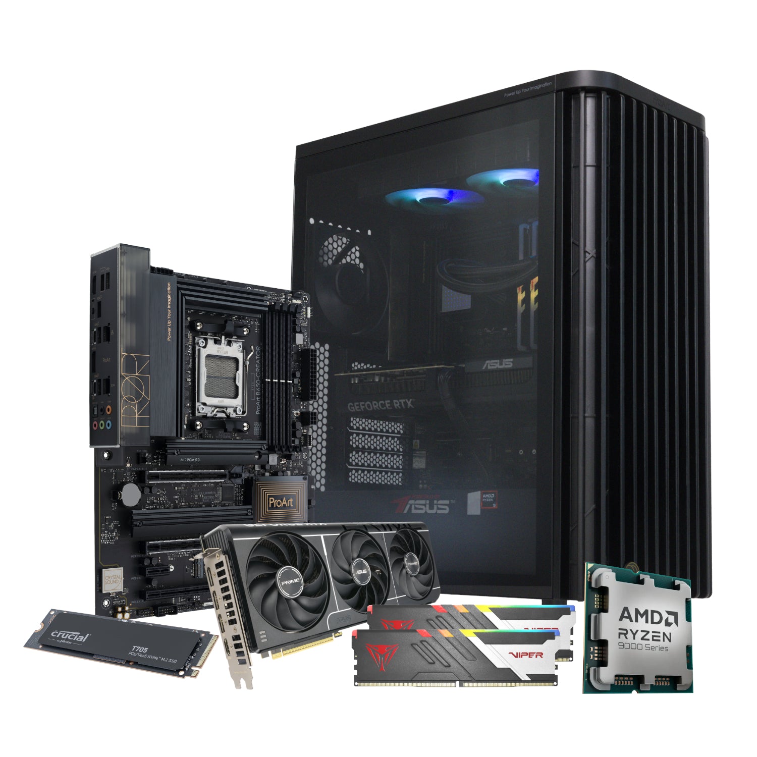 PCBuilder Ryzen 9 9900X MICHELANGELO Windows 11 Creator PC – image 16