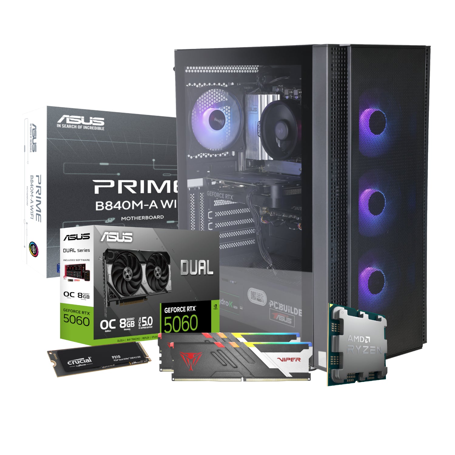 PCBuilder Ryzen 5 8400F OBLIVION Windows 11 Gaming PC – image 2