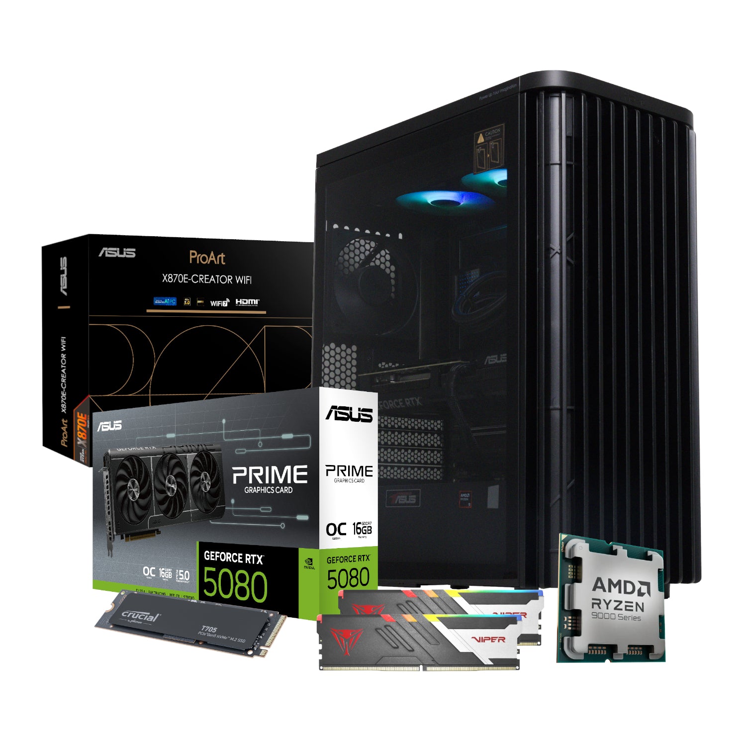 PCBuilder Ryzen 9 9950X REMBRANDT Windows 11 Creator PC – image 2
