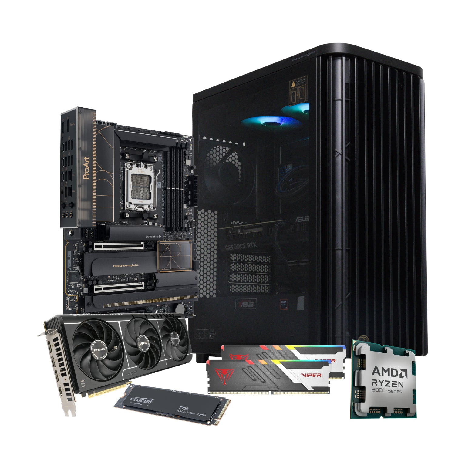 PCBuilder Ryzen 9 9950X REMBRANDT Windows 11 Creator PC – image 16