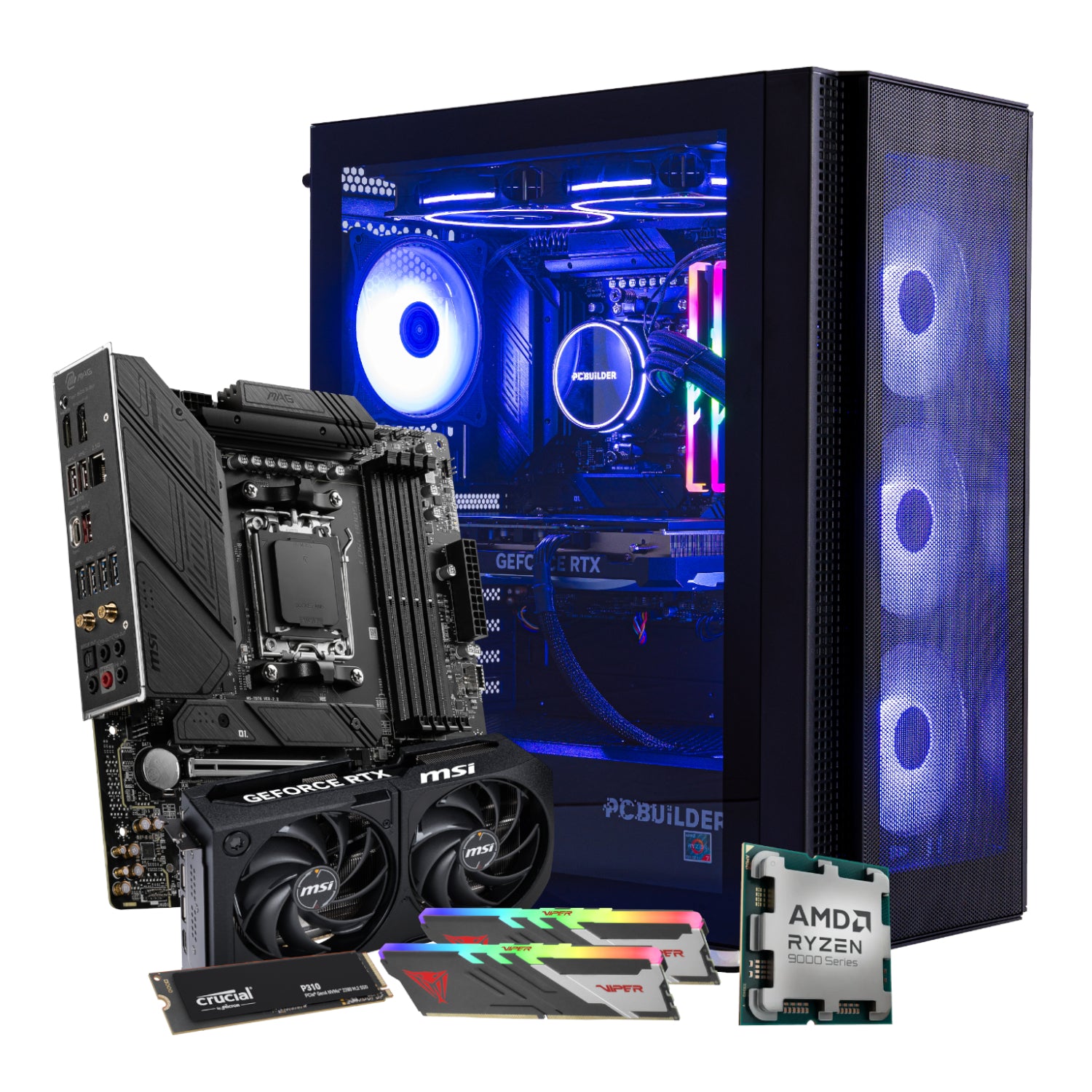 PCBuilder Ryzen 7 9700X TACTICIAN Windows 11 Gaming PC - image 19