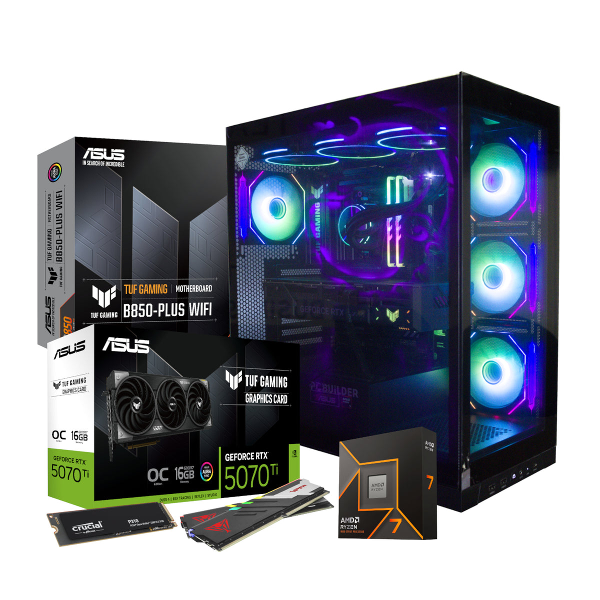 PCBuilder Ryzen 7 9700X VALOUR Windows 11 Gaming PC – image 2