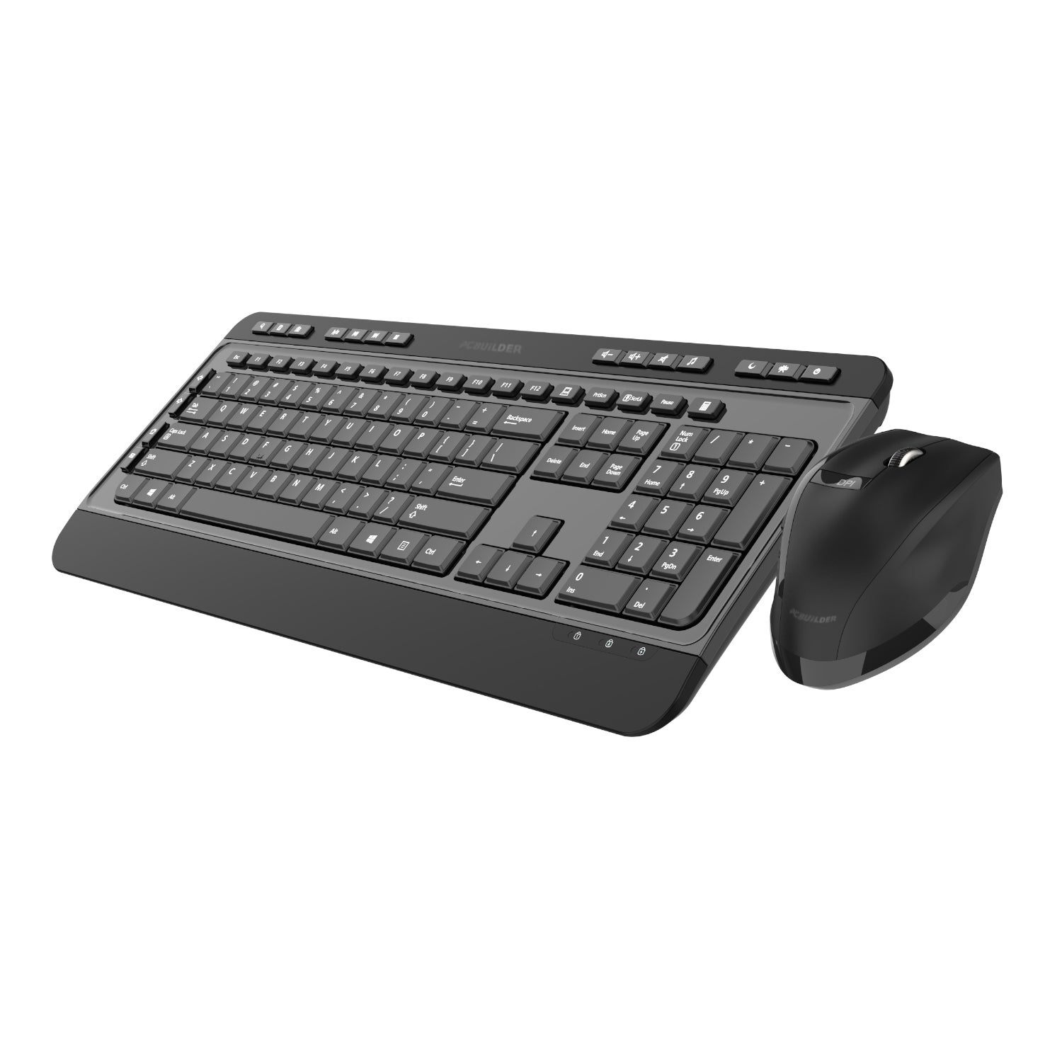PCBuilder ALPHA Silent Wireless Keyboard and Mouse Combo – image 5