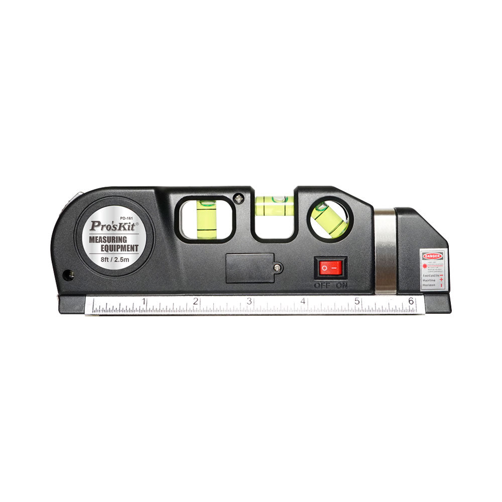 PROSKIT PD-161-C 4-IN-1 MULTI-PURPOSE LASER LEVEL MEASURING TOOL