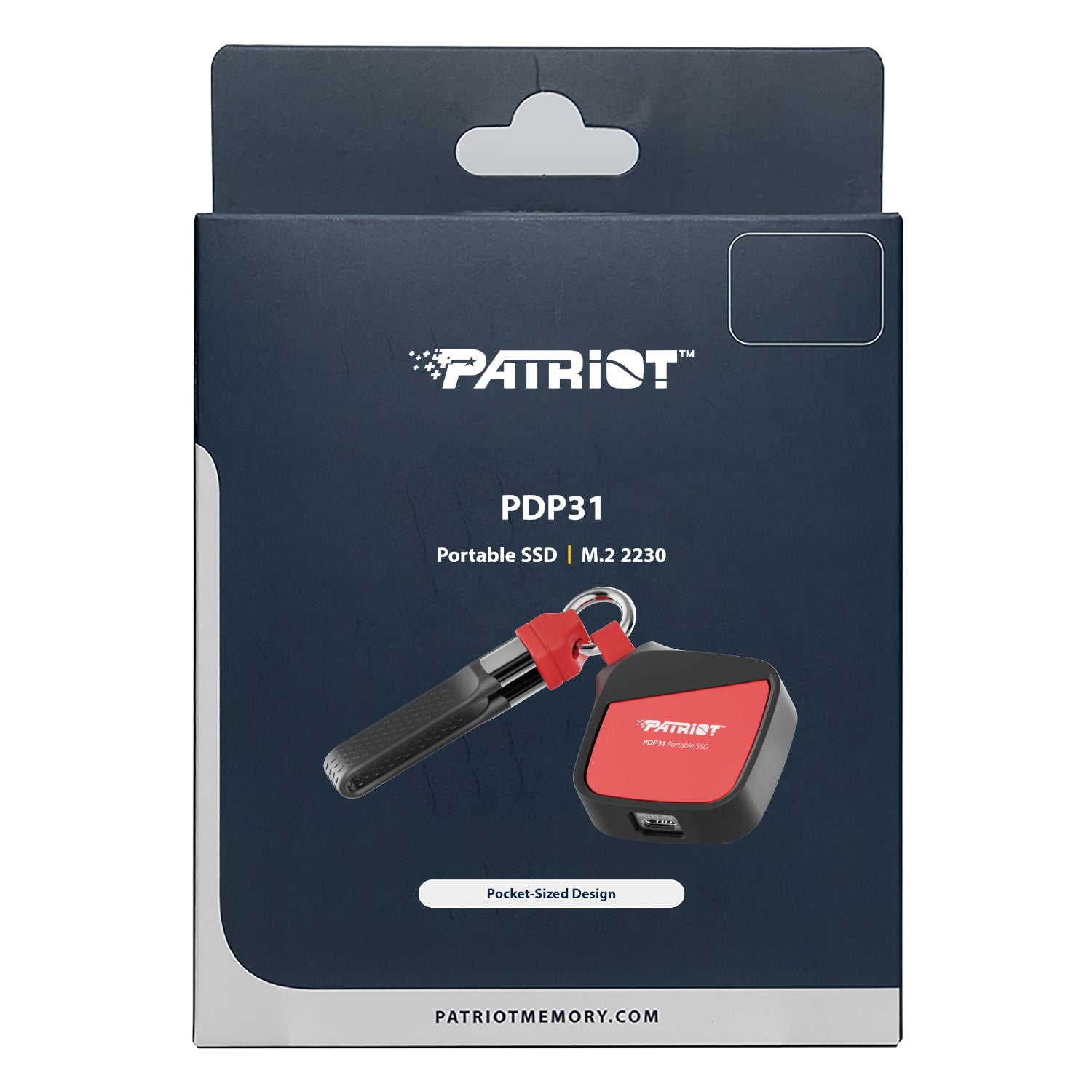 Patriot PDP31 1TB Type-C Portable SSD - Red / Black – image 5