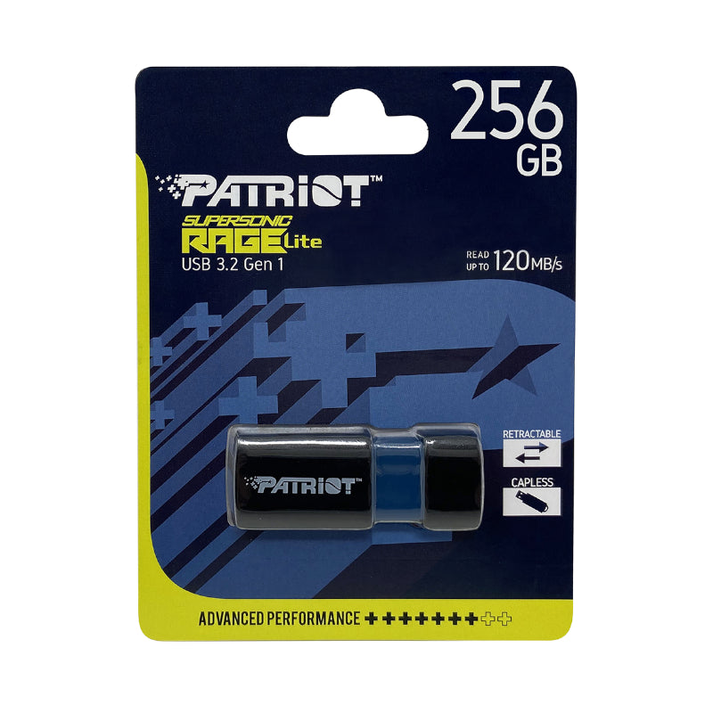 Patriot Rage Lite 256GB USB3.2 Flash Drive - Black – image 7