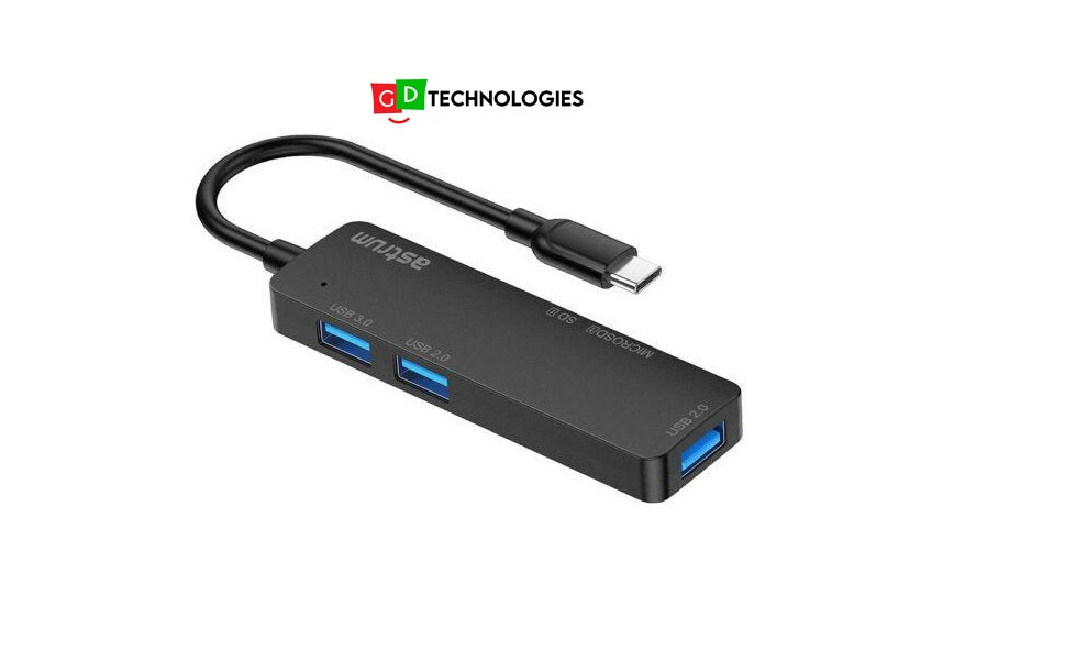 USB-C and Card Reader Multi-Port Hub