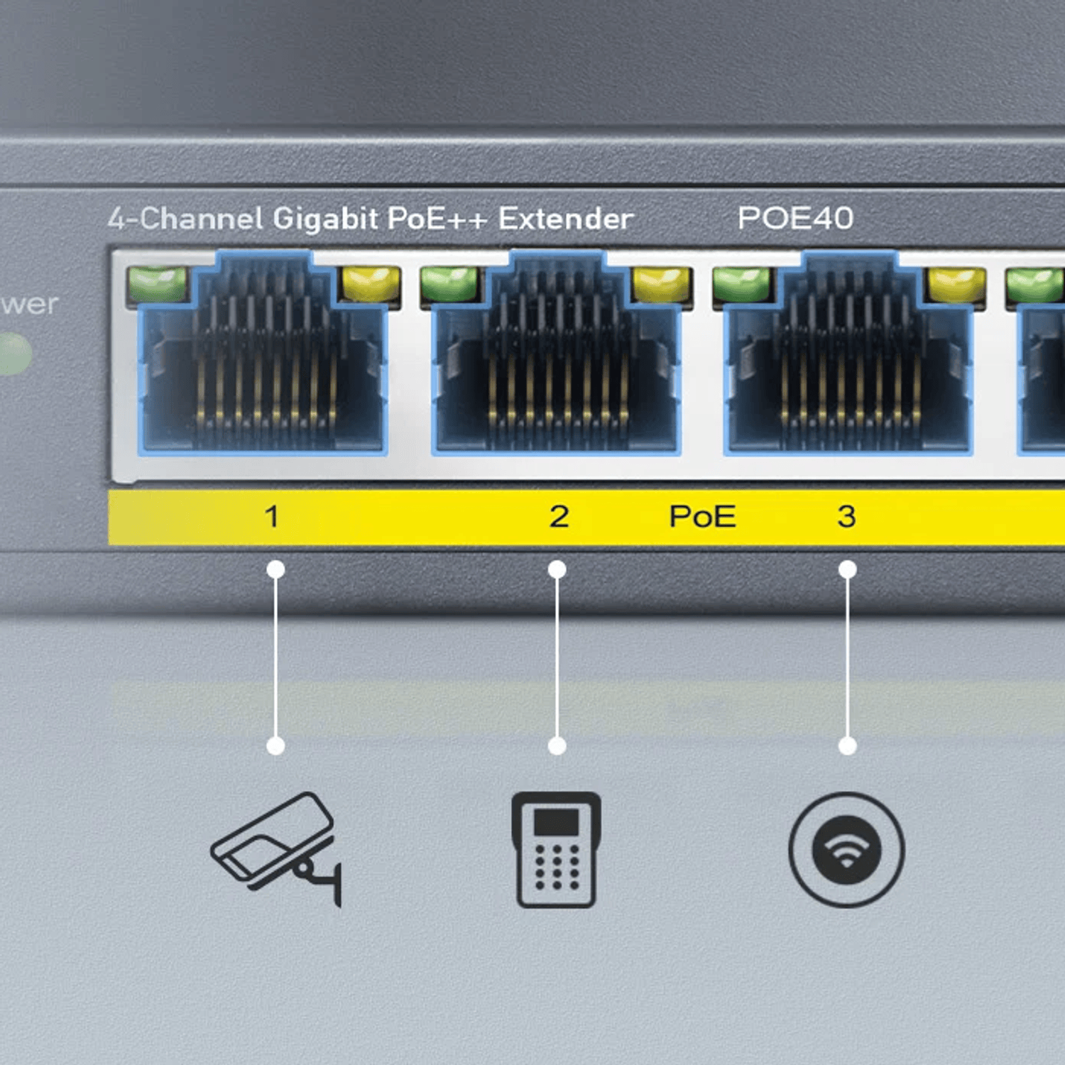 Cudy 4 Port Gigabit PoE 1x PoE Input 60W Switch – image 5