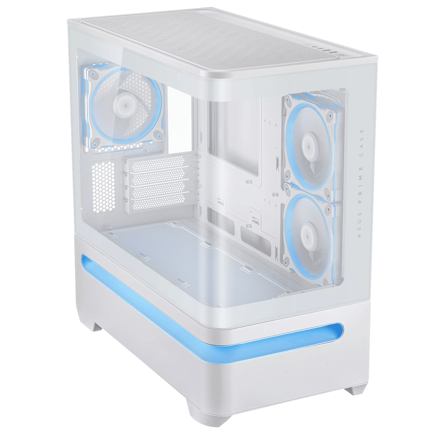 ASUS Prime AP202 ARGB mATX White Chassis – image 2