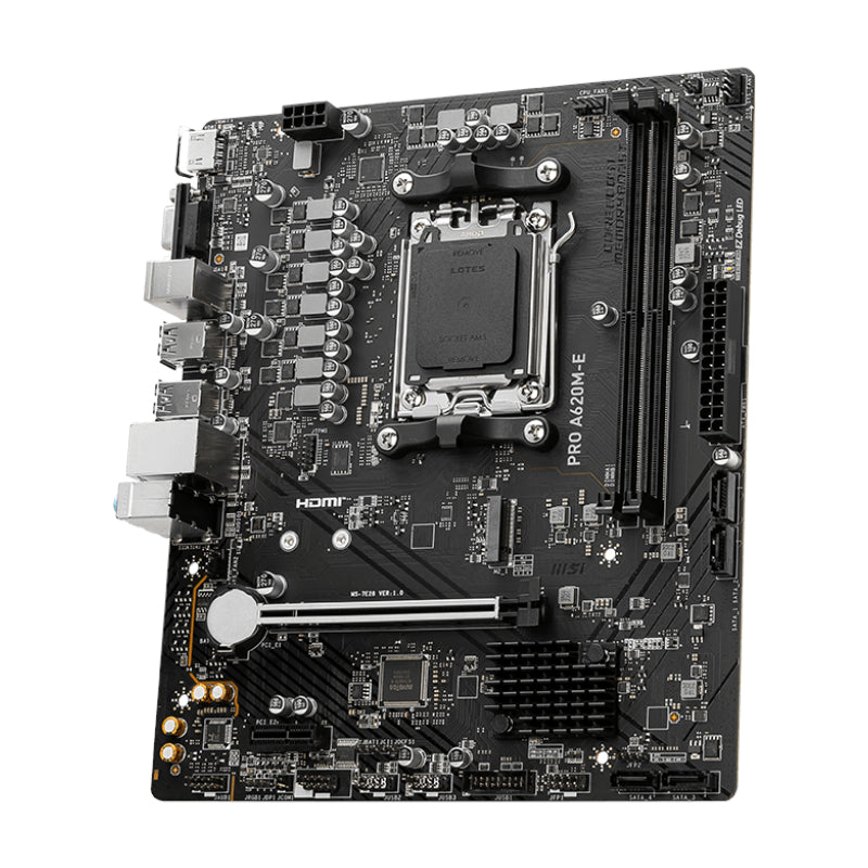 MSI A620M-E PRO AMD AM5 MATX Gaming Motherboard - image 3