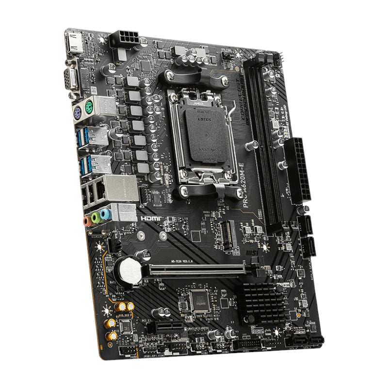 MSI A620M-E PRO AMD AM5 MATX Gaming Motherboard - image 4
