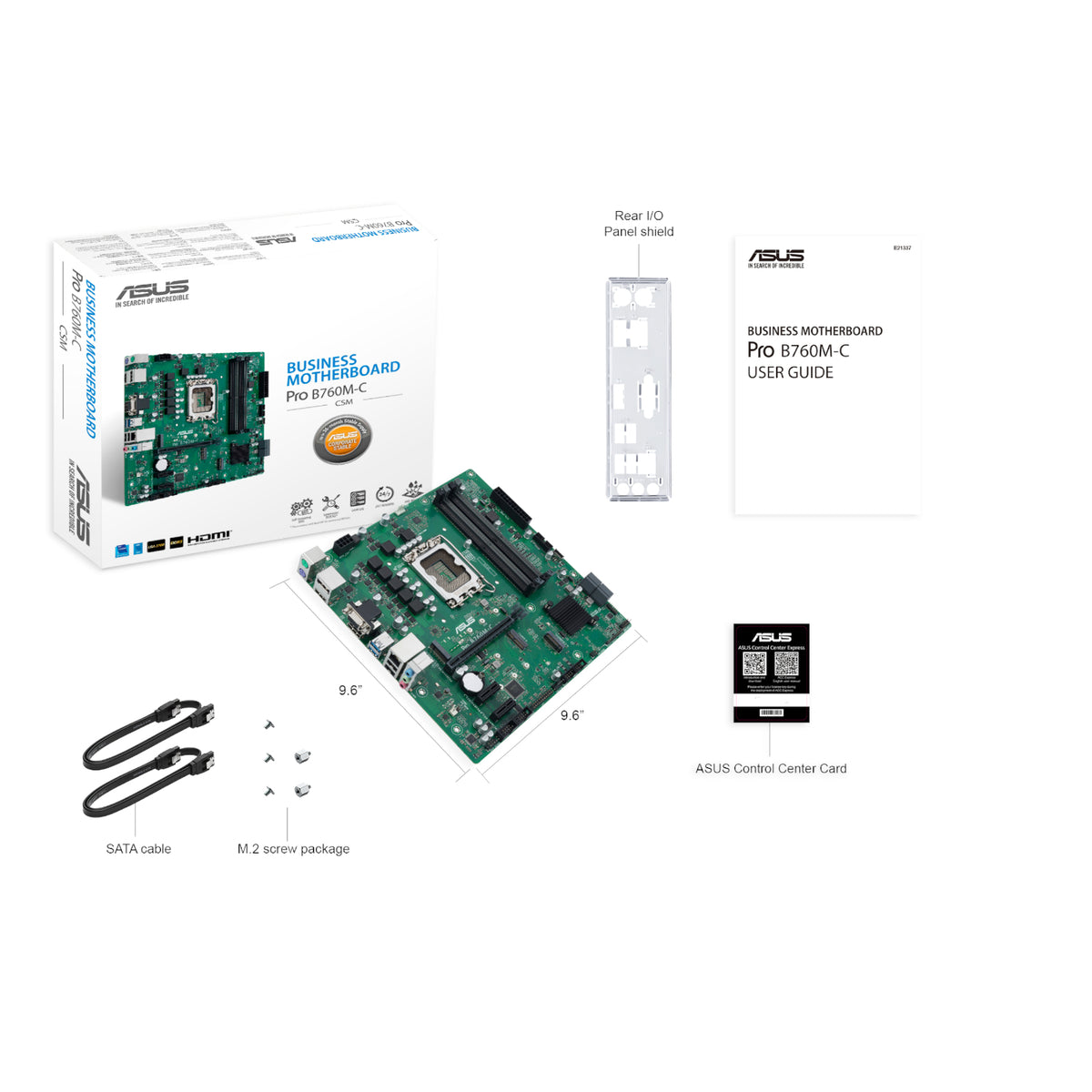ASUS PRO B760M C CSM LGA 1700 M-ATX Motherboard – image 5