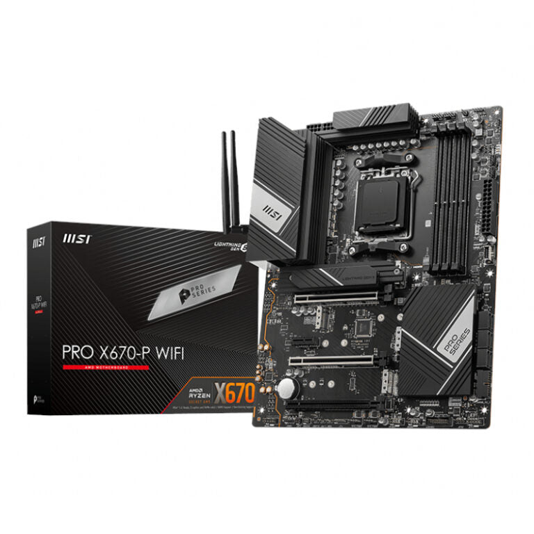 MSI PRO X670-P WIFI AMD AM5 ATX Gaming Motherboard