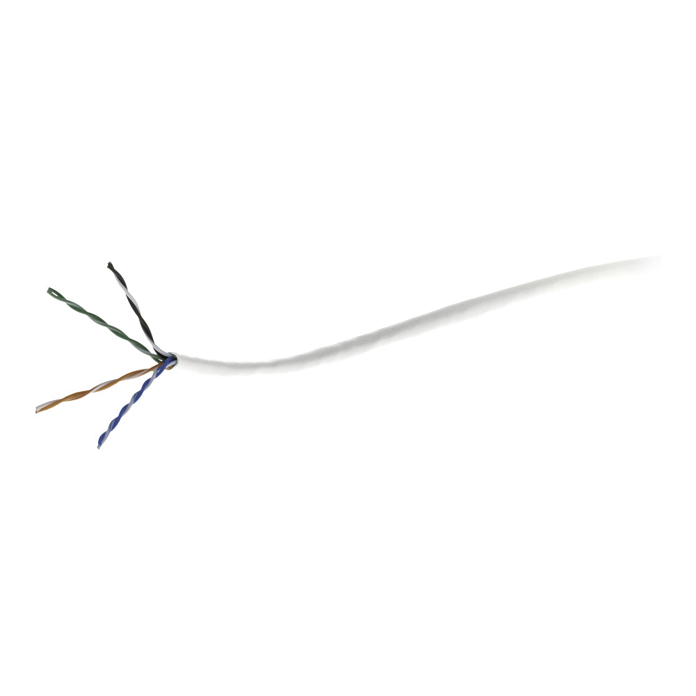 LINKQNET CAT5E UTP SOLID NETWORK CABLE - WHITE (SOLD PER METER OR 500M DRUM)