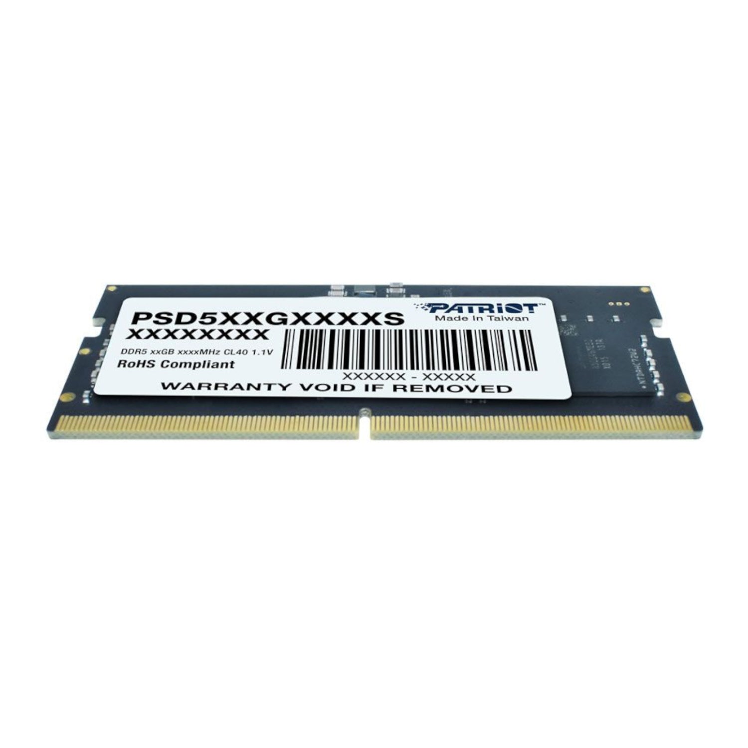 Patriot Signature Line DDR5 8GB 4800MHz Single Rank SODIMM Notebook Memory - image 3