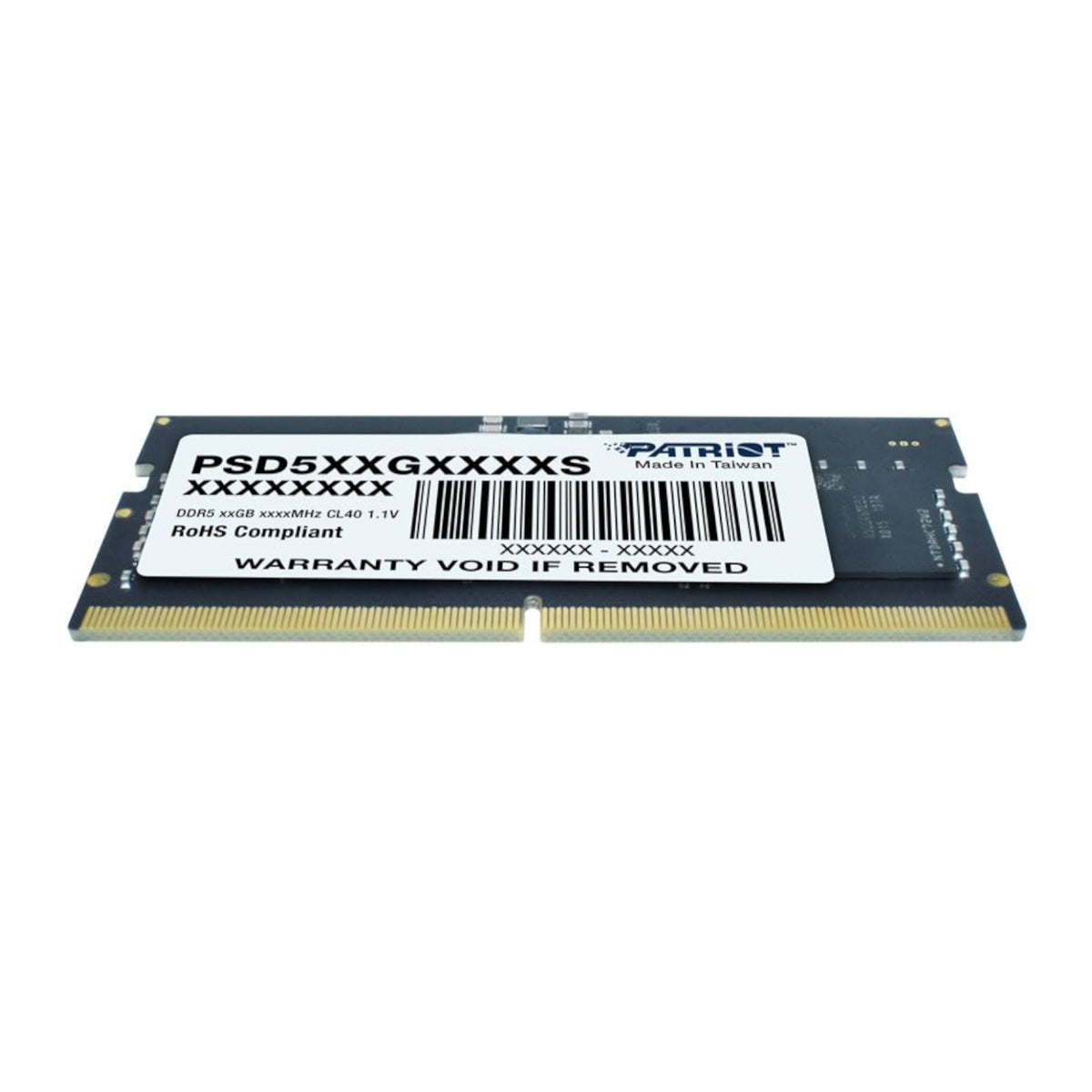 Patriot Signature Line DDR5 8GB 4800MHz Single Rank SODIMM Notebook Memory – image 3