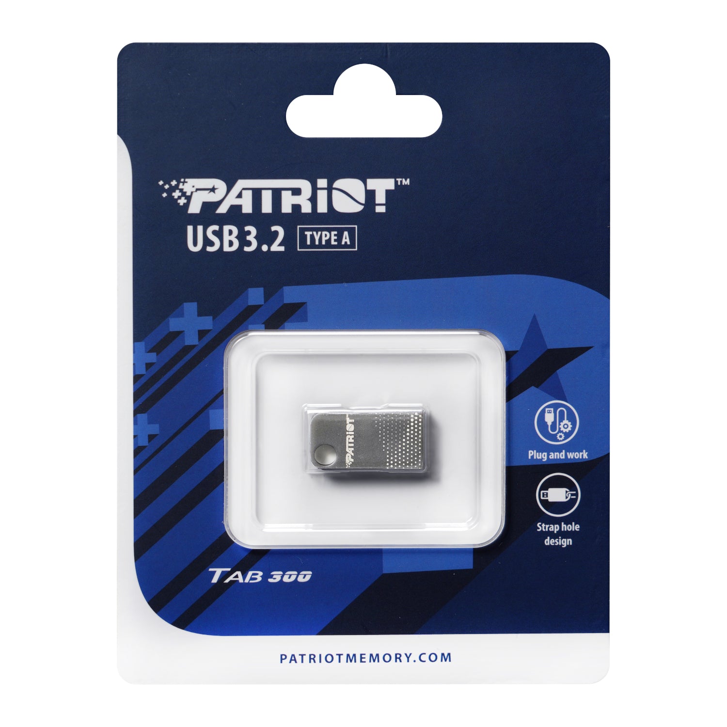Patriot TAB300 Dark Shadow 128GB USB 3.2 Gen1 Flash Drive – image 5