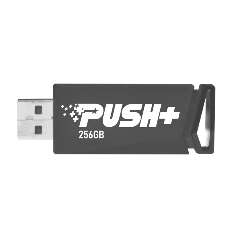 Patriot Push+ 256GB USB3.1 Flash Drive – Grey