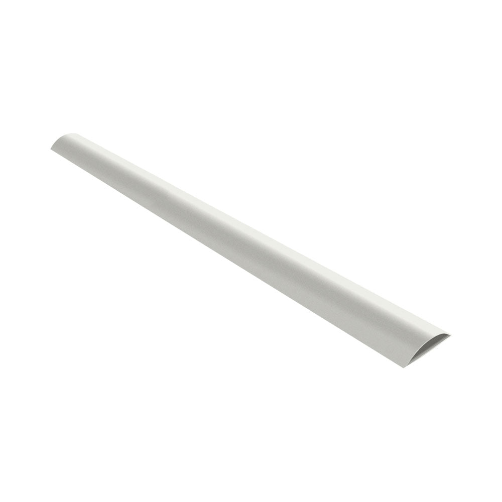 DECORDUCT 25MM X 8MM X 2M HALF MOON TRUNK WHITE