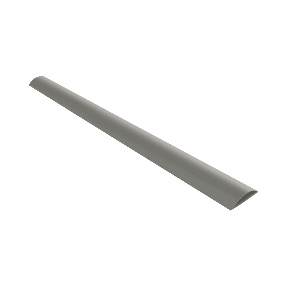 DECORDUCT 25MM X  8MM X 2M HALF MOON TRUNK GREY