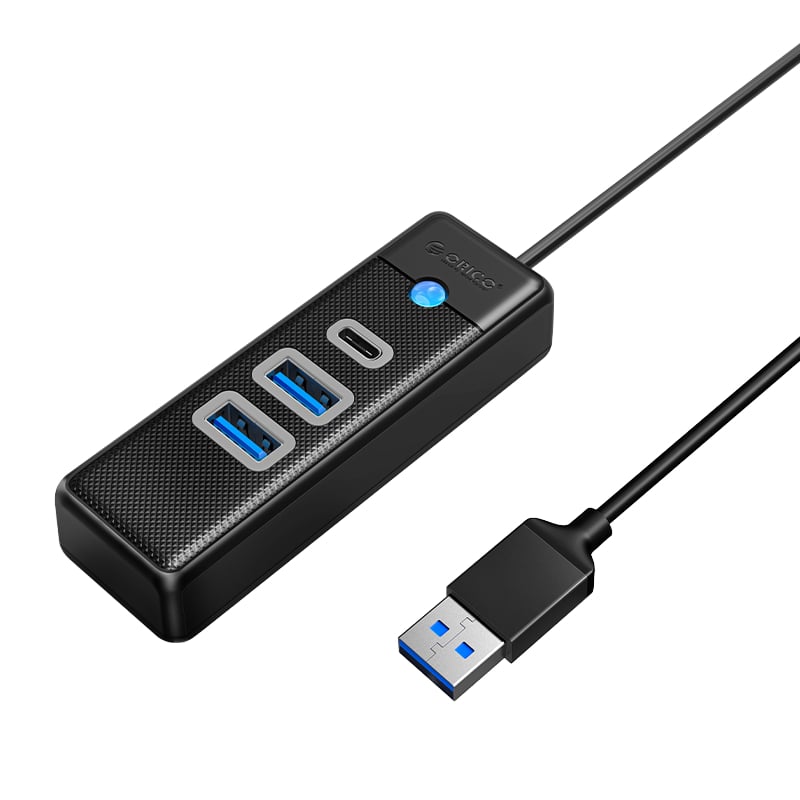 ORICO 3 Port USB-A Hub| 2x USB 3.0 | 1x Type-C | 1M