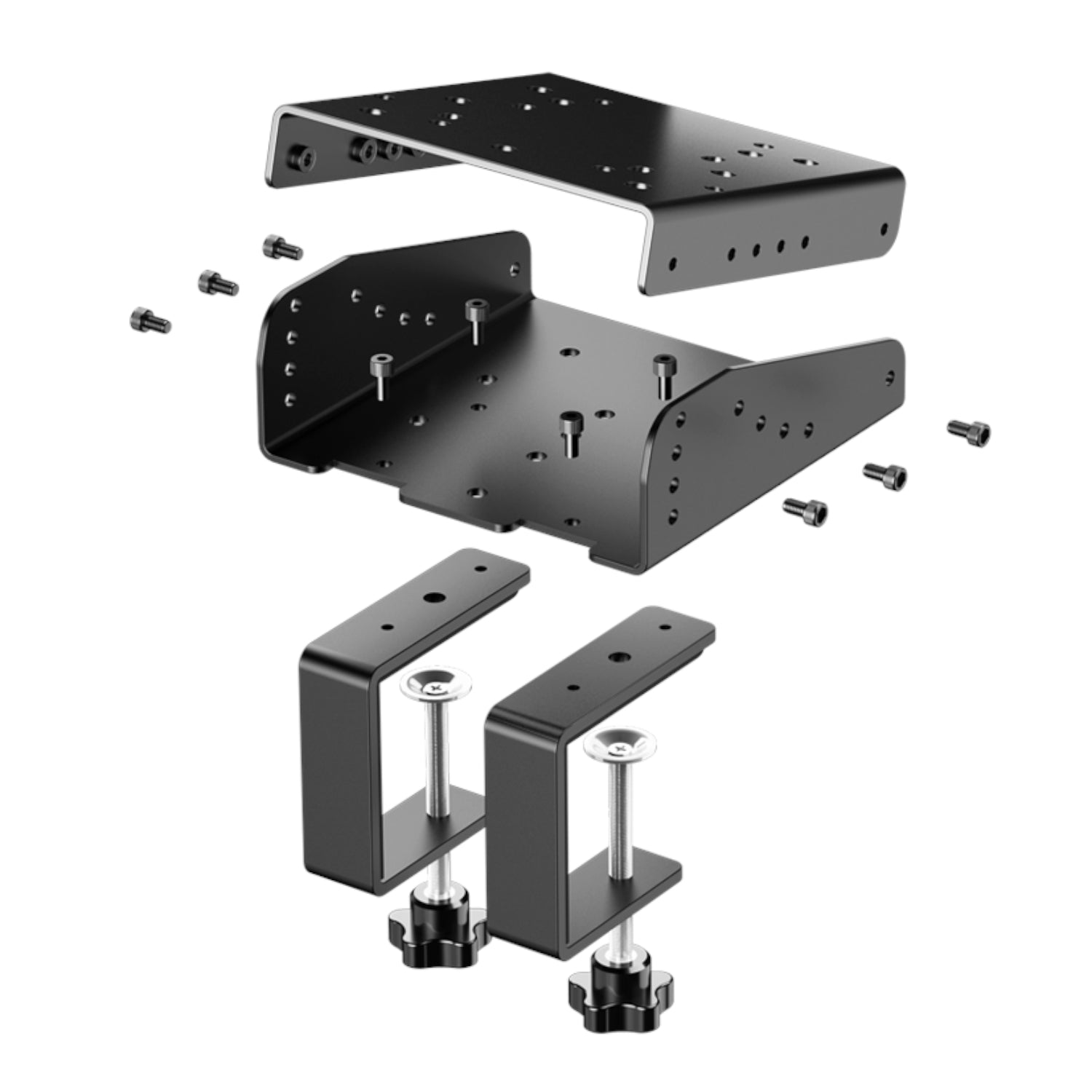 PXN VD6 Direct Drive Sim Racing Wheel | PD-HM Dual Pedal | Z9 Clamp Bundle - image 5