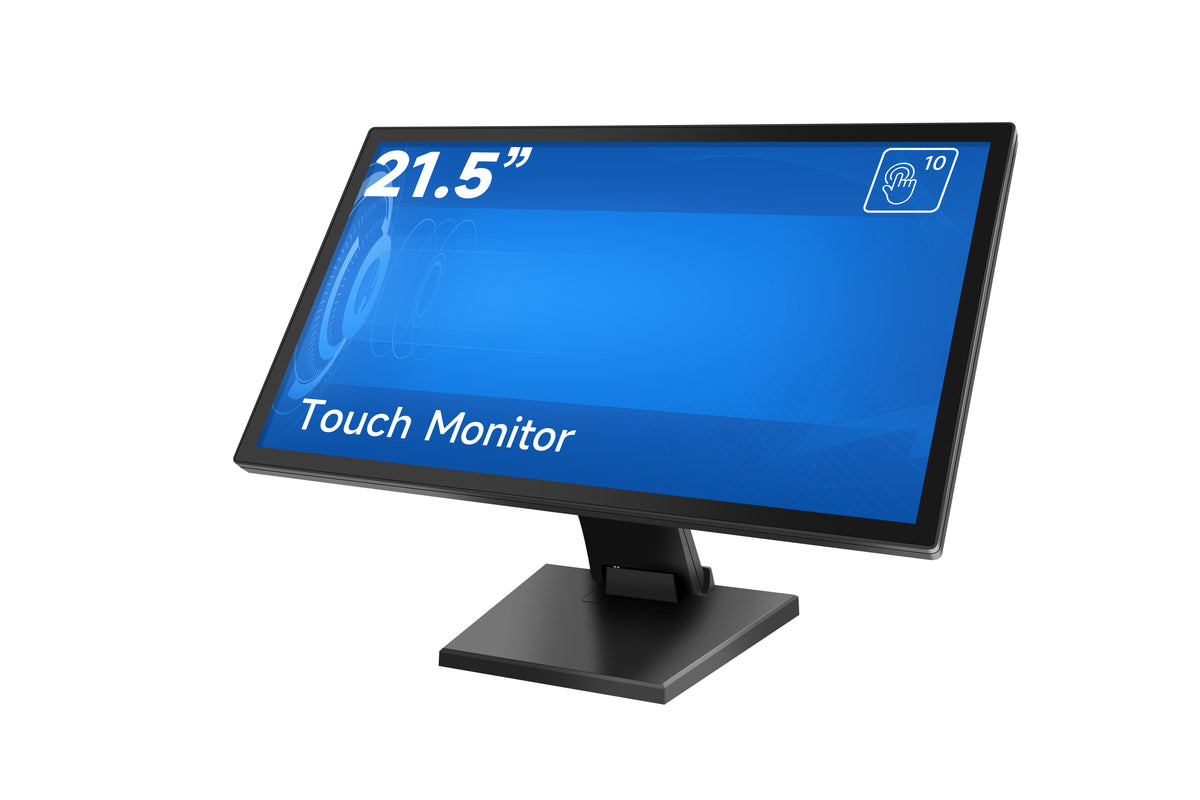 MECER 21.5'' 16x9 IPS LED Monitor- BLACK/ 10 Points Touch Projected Capacitive.