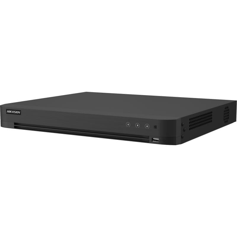 Hikvision 32-ch 1080p 1U H.265 AcuSense DVR  supports two-way audio