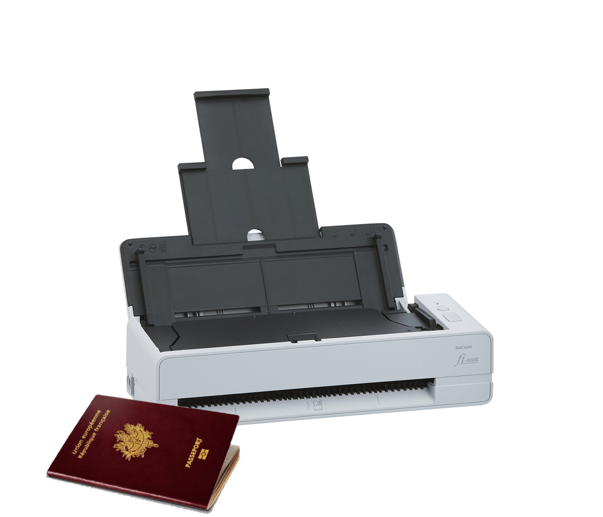 Ricoh A4 40ppm/80ipm Duplex ADF + Single Feed (Return Scan) USB3.2 LED Workgroup Scanner