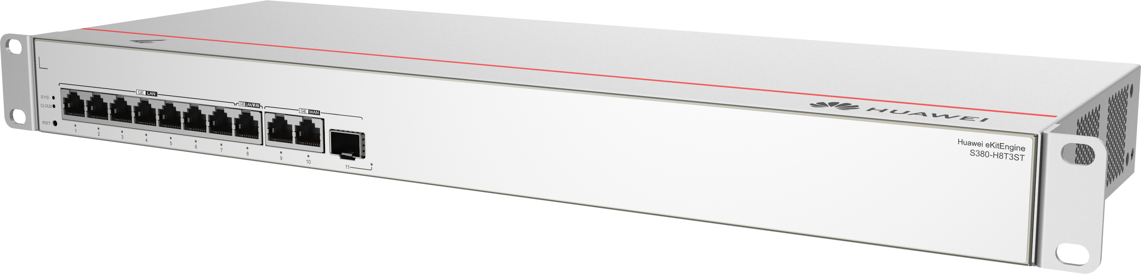 S380 H8T3ST 2*GE WAN 1*GE(SFP) WAN 8*GE LAN up to 500 users forwarding performance 2Gbps