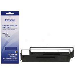 Epson Black Ribbon LQ-350/300+ Twin Pack 2.5 Million Characters