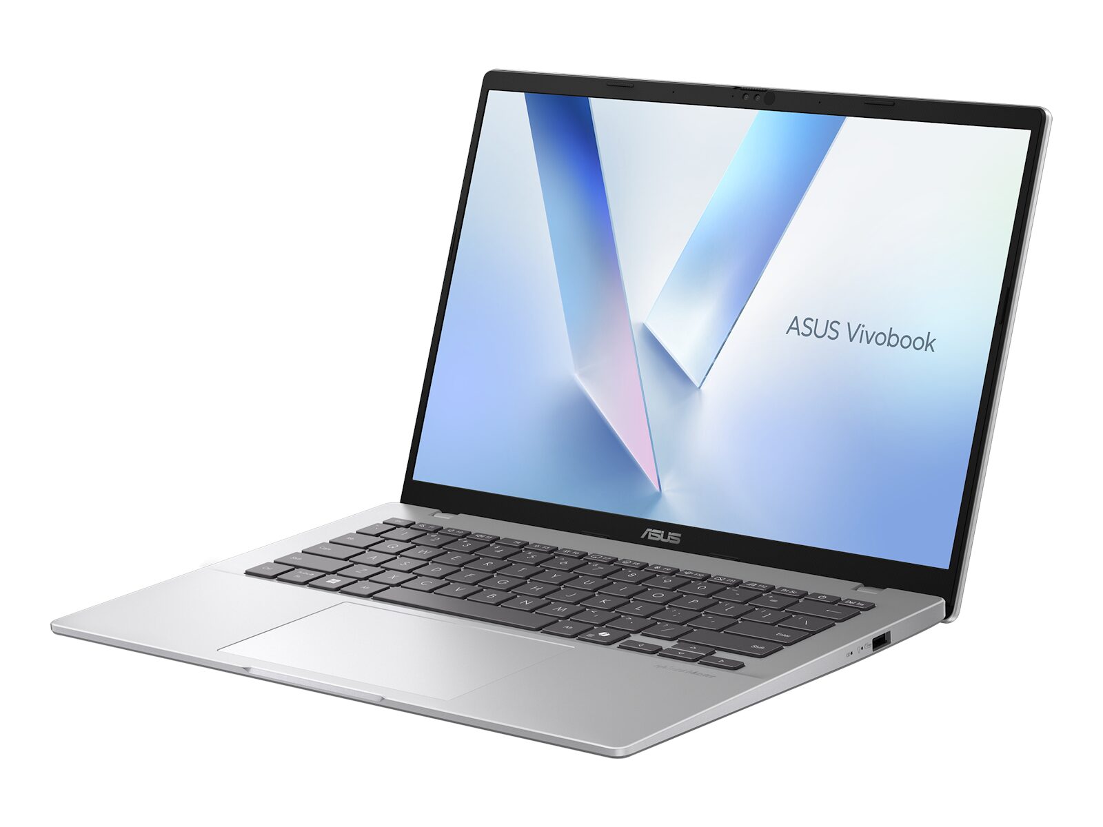 ASUS Vivobook / AI 7 445 / DDR5 16GB ( 16GB DDR5 on board ) / 512GB PCIE G4 SSD / AMD Radeon™ Graphics / Silver / Windows 11 Home / 1 year PUR warranty