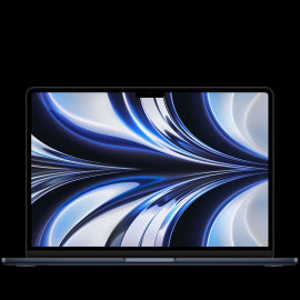 13-INCH MACBOOK AIR: APPLE M2 CHIP WITH 8-CORE CPU AND 8-CORE GPU  16GB  256GB - MIDNIGHT