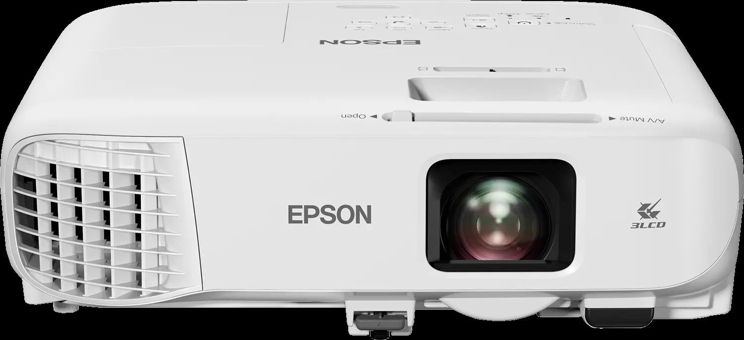 Epson 3600lm XGA 1024x768 4:3 Lamp USB RS-232C 2VGA HDMI Wi-Fi Optional NoBag White Mobile/Install