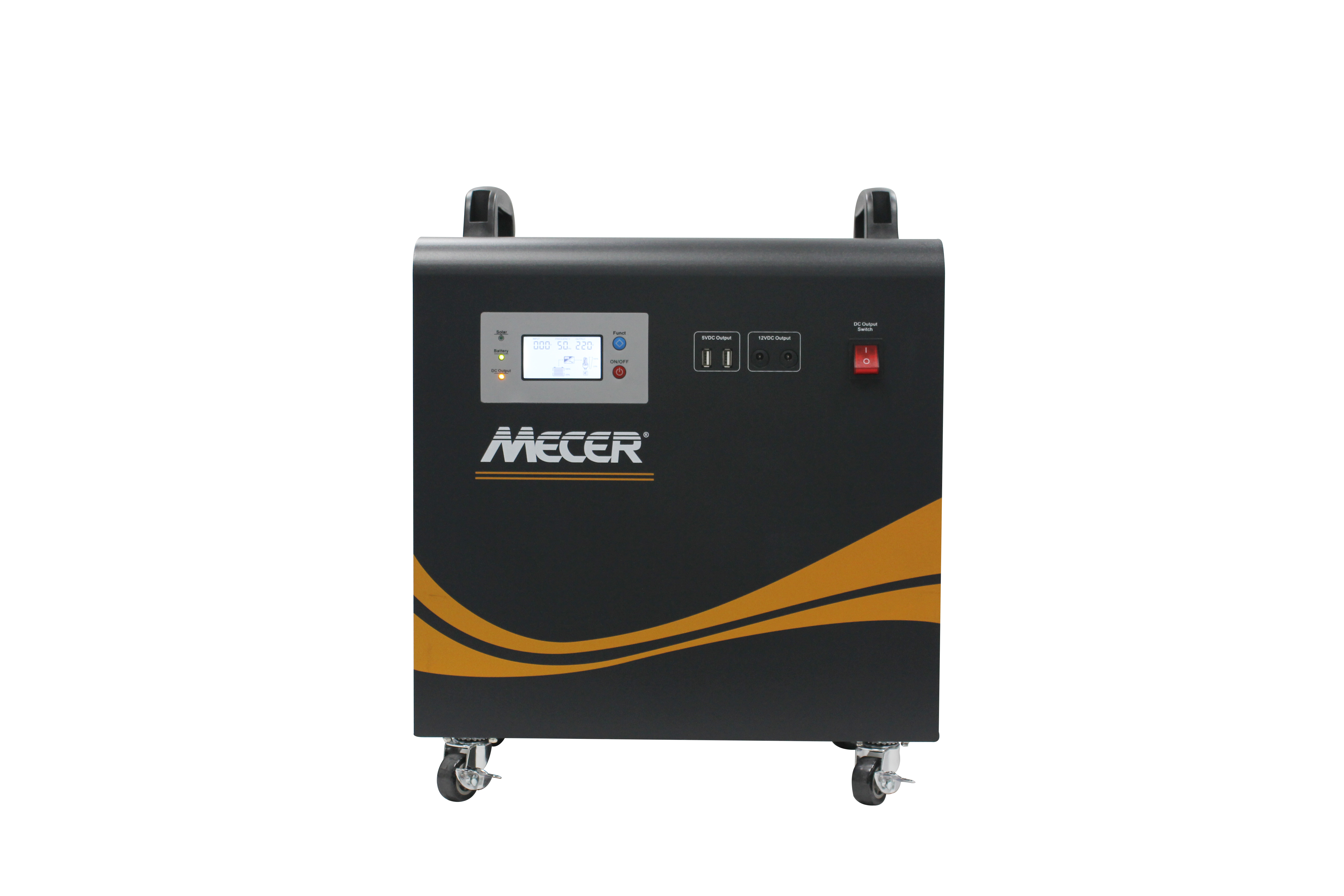 Mecer 1Kw 12V 1x100A Bat Pure Sine Wave includes 360W Solar charge controller - Battery Warranty 6 Months