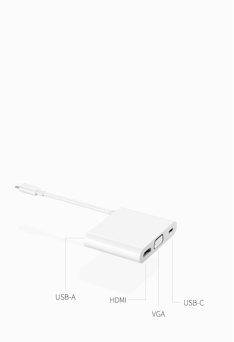 Set multiple outputs with one device. This docking station supports HDMI  VGA  USB-A  and USB-C to meet the needs of your data transmission  projection  charging and other multi-scene needs. Simple and easy to use.