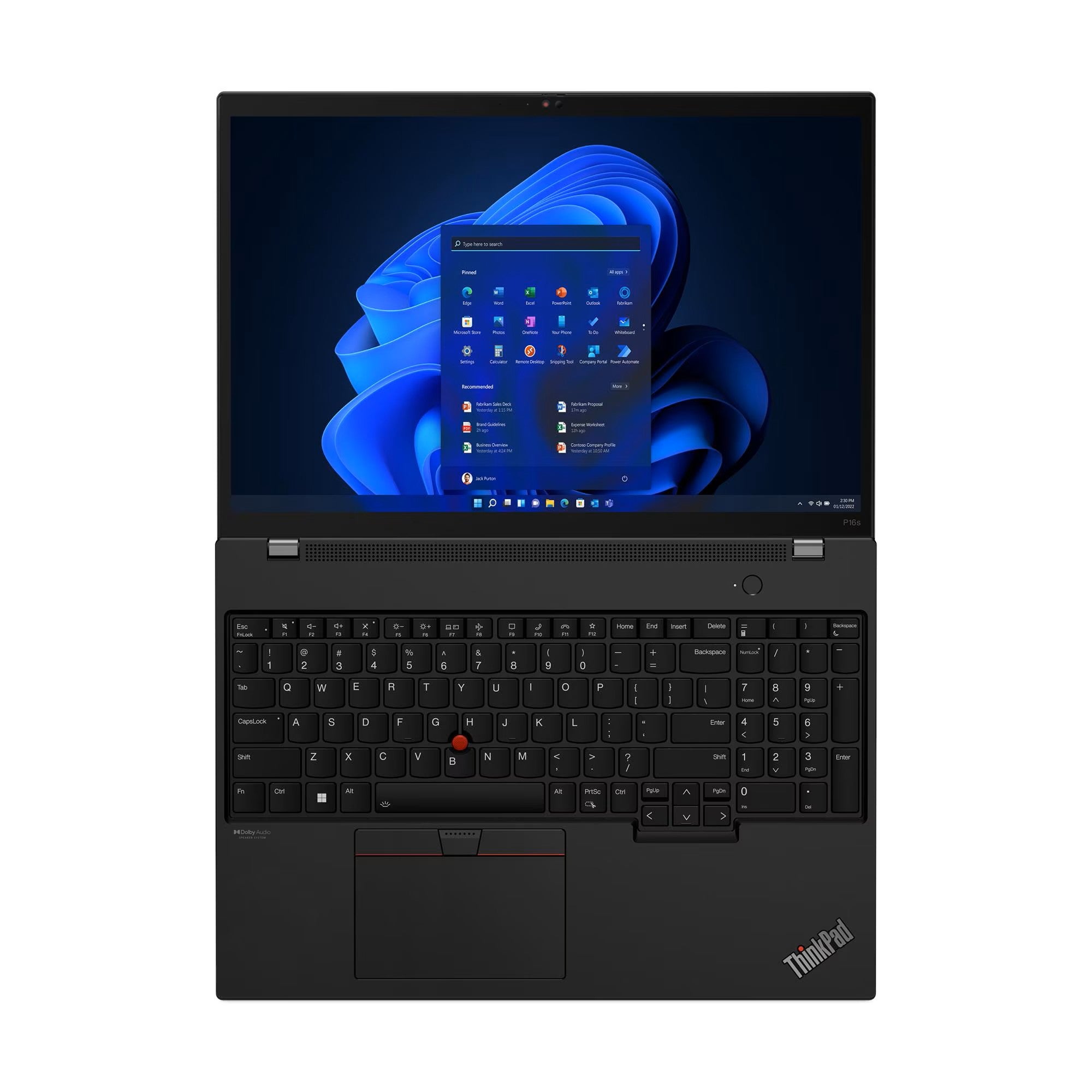 16.0" INTEL i7-1360P 16GB 512GB SSD nVidia RTXA500 4GB WIN11 PRO 3YR PREM LENOVO P16s
