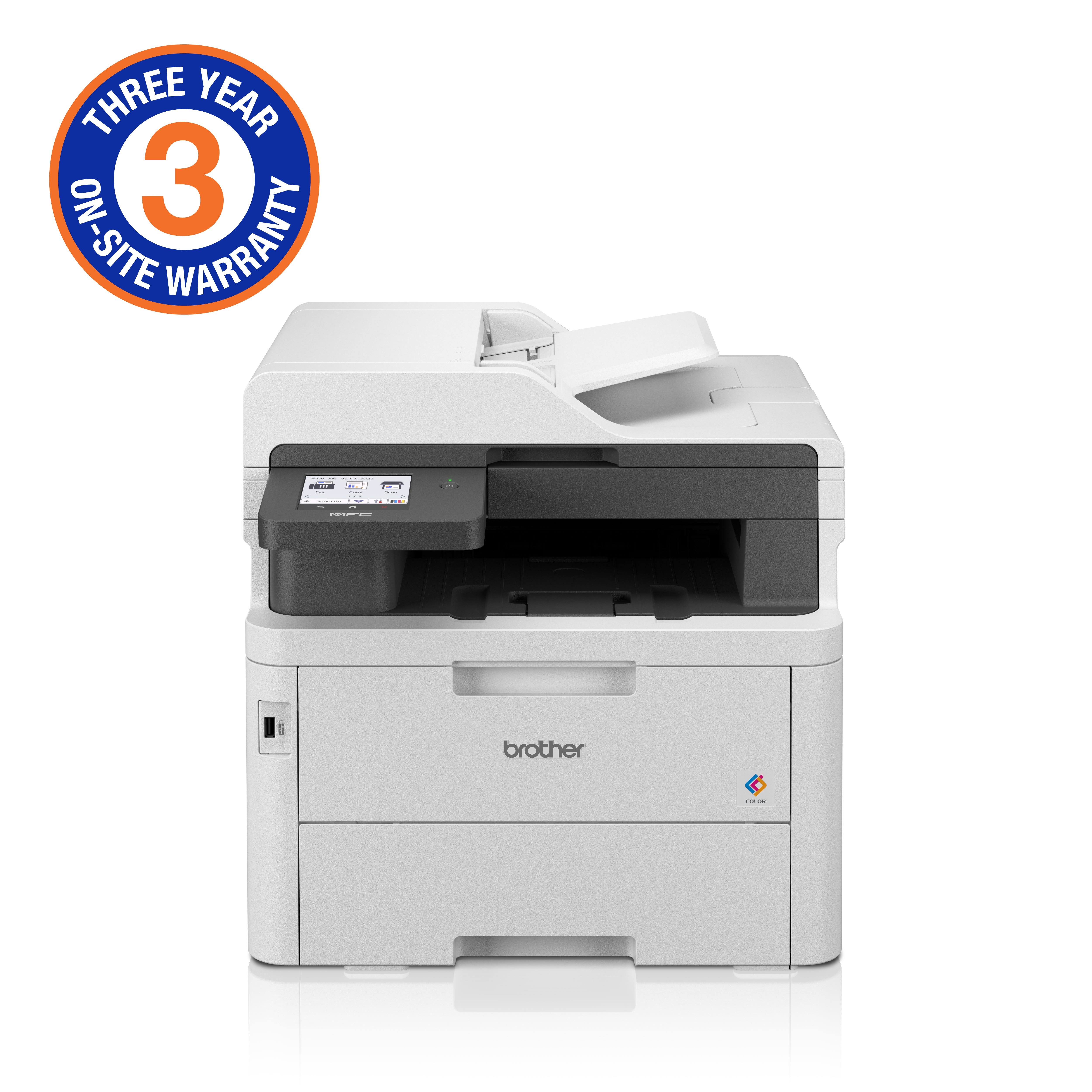 Brother Colour MFC with Duplex Printing and wired and wireless printing capabilities (3YR onsite)