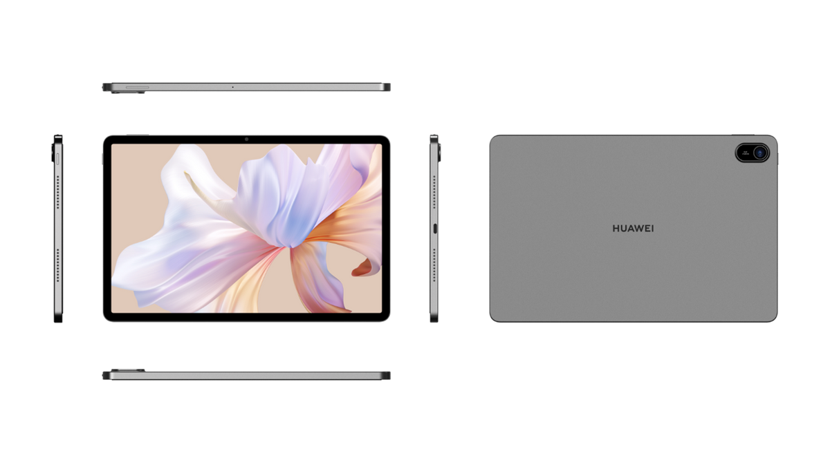 TFT LCD (IPS)/ Processor: HiSilicon Kirin 710A Operating system: HarmonyOS 2.0 Storage: 4GB RAM + 128GB ROM LTE+Wi-Fi Colors: Nebula Gray 60Hz / 7700 mAh Battery