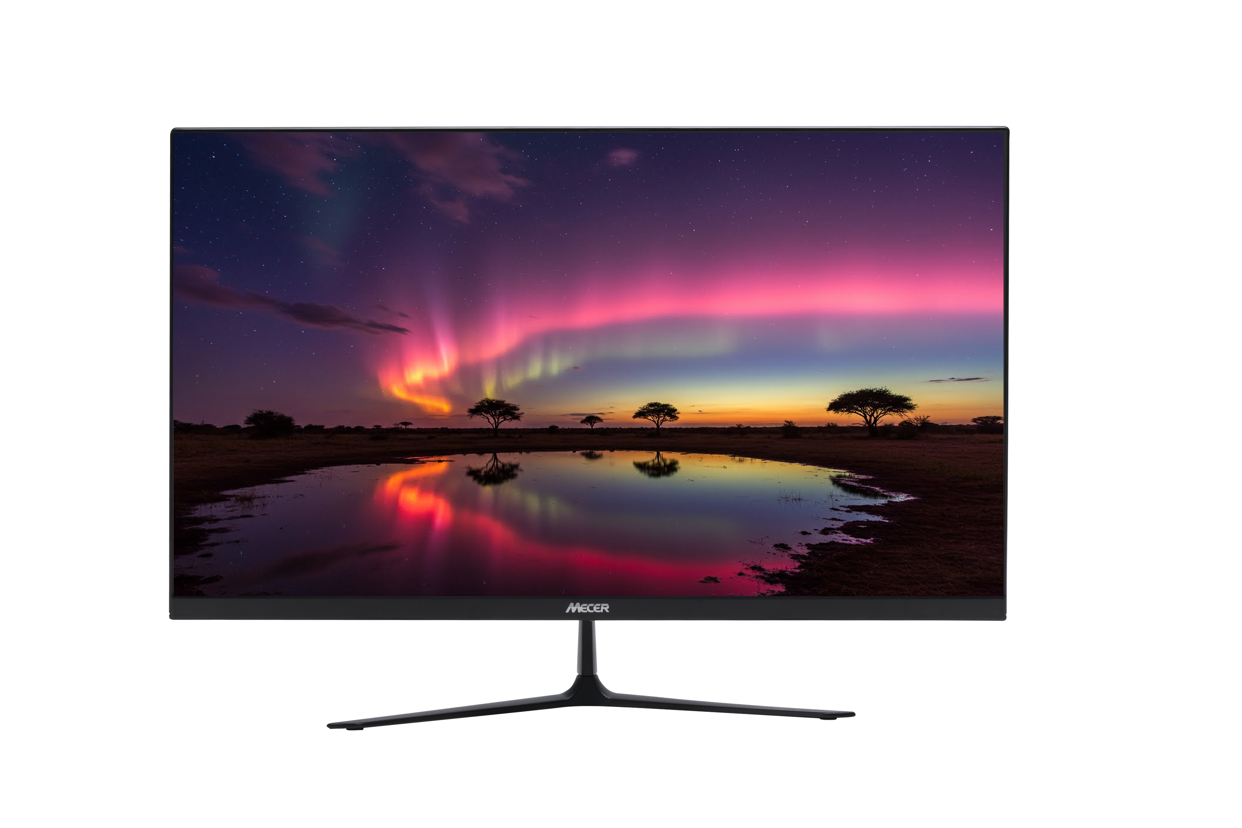 MECER 27'' 16X9 FULL HD 1920X1080 LED MONITOR BLK HDMI+VGA (excludes Dedicated Power Cord)