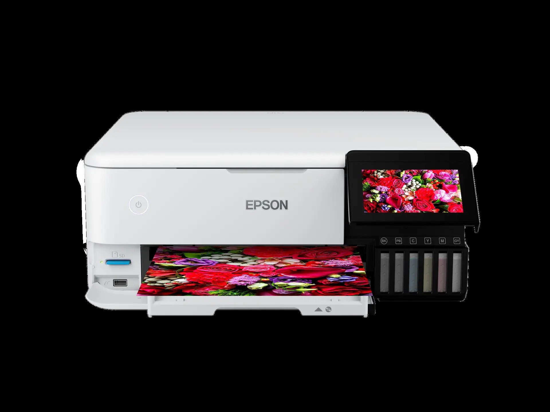 Epson 32ppm Mono 32ppm Colour A4 Print Scan Copy USB/USBHost Wi-Fi/Wi-FiDirect Ethernet AutoDuplexPrint Photo incl 1 set of inks