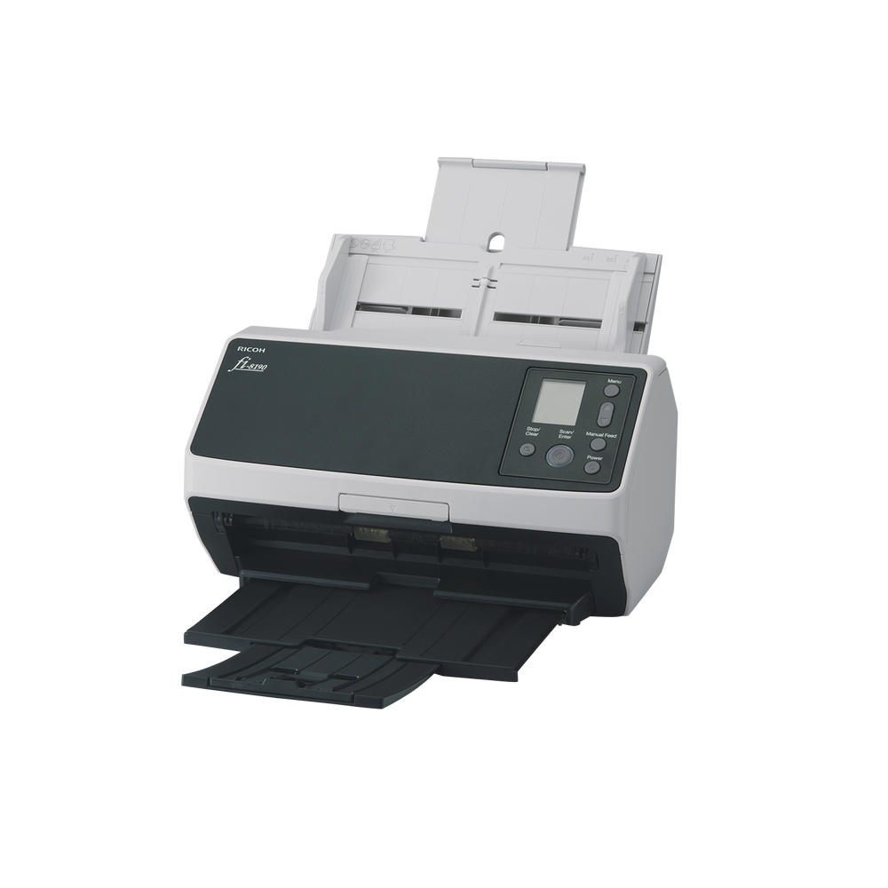 Ricoh fi-8150 A4 50ppm/100ipm Duplex ADF USB3.2 LED Workgroup Desktop Scanner -please purchase clover cable