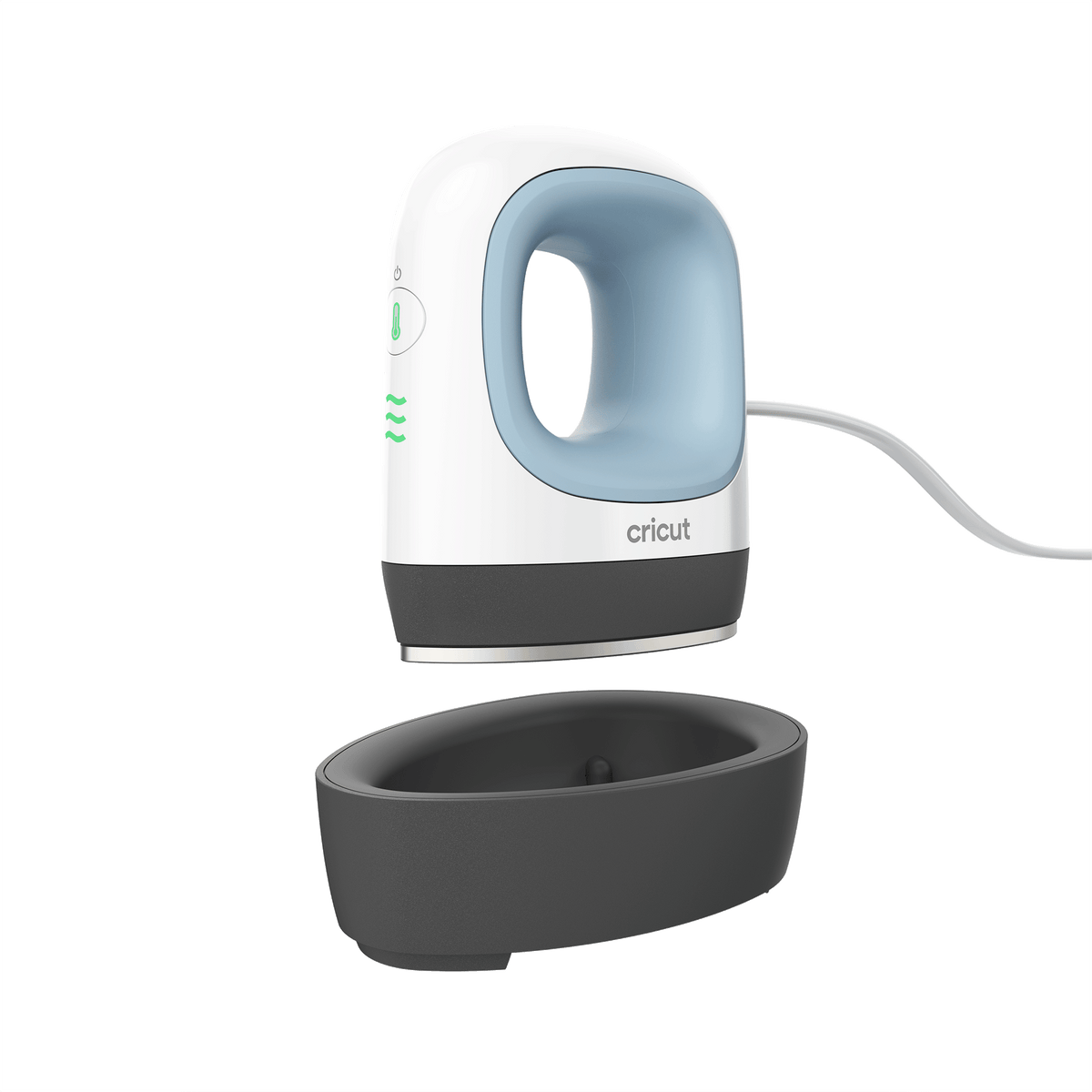 Cricut EasyPress Mini (Zen Blue)/ Compact size ideal for unusually small or unique heat transfer projects/ Customize unusual projects like shoes and stuffed animals/ Ceramic-coated heat plate for dry  even  edge-to-edge heat/ 3 heat settings for every pro