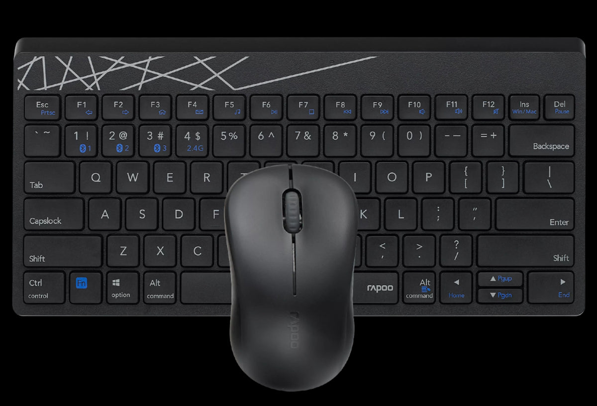 8000GT - Multi-mode wireless keyboard and mouse combo - Mini