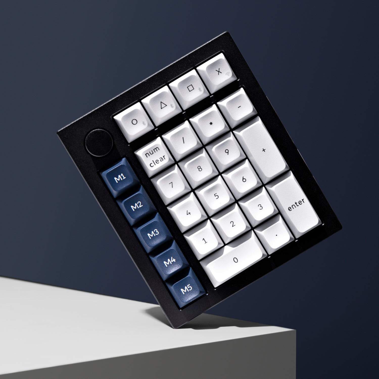 Keychron Q0 Max QMK Gateron Jupiter Banana RGB Wireless Custom Number Pad Shell White – image 3