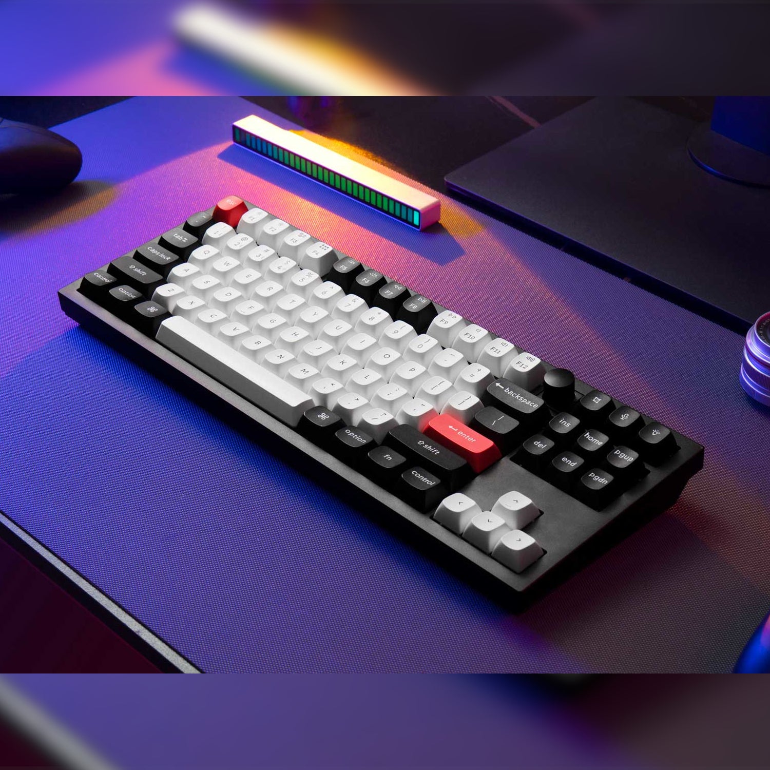 Keychron Q3 HE QMK 80% Wireless Custom Mechanical Keyboard (Nebula Switch) – Carbon Black – image 3